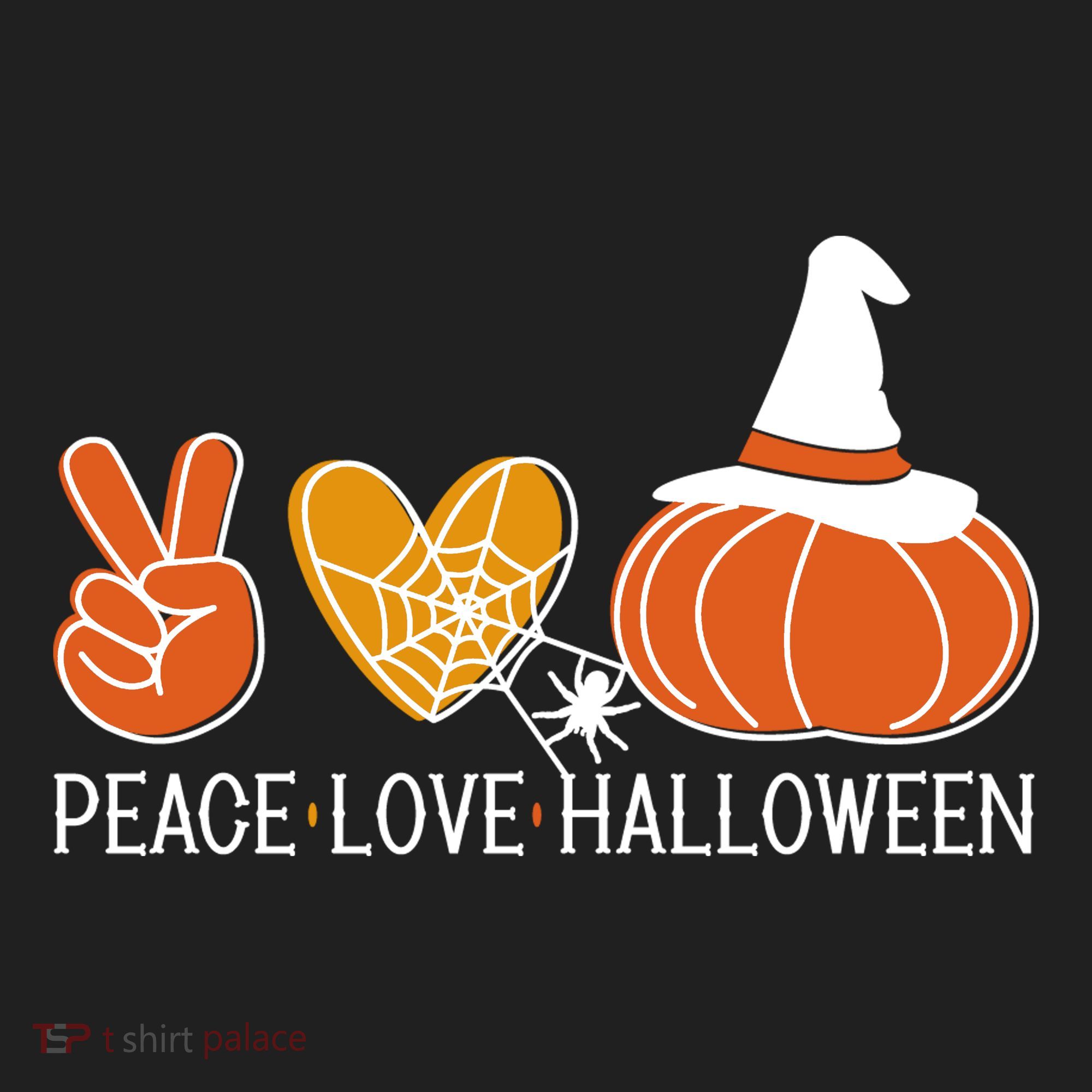 Peace Love Halloween Women's Sweatshirt