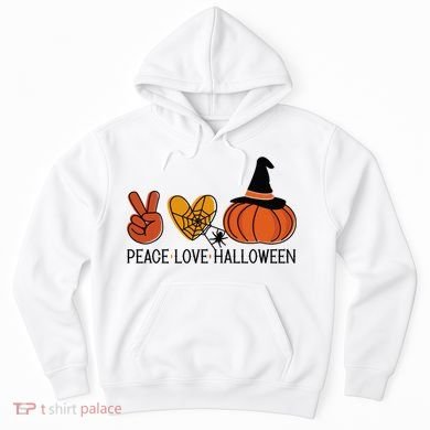 Peace Love Halloween Hoodie