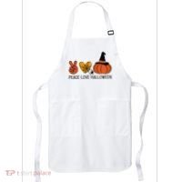 Peace Love Halloween Apron thumb 0