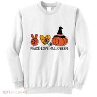 Peace Love Halloween Sweatshirt thumb 0