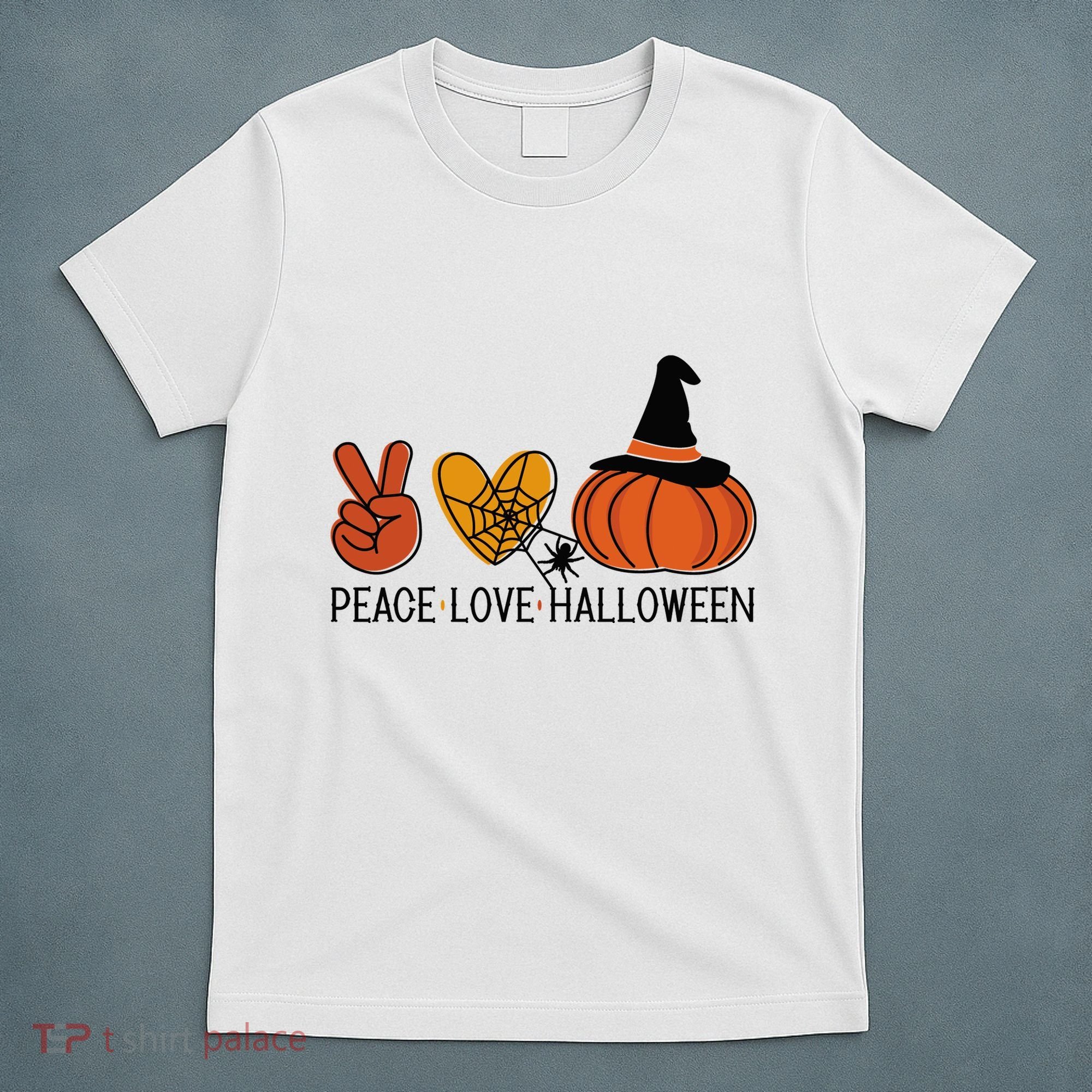 Peace Love Halloween T-Shirt