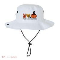 Peace Love Halloween Bucket Hat thumb 0