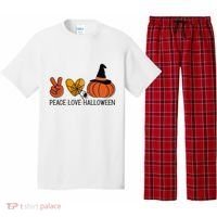 Peace Love Halloween Pajama Set thumb 0