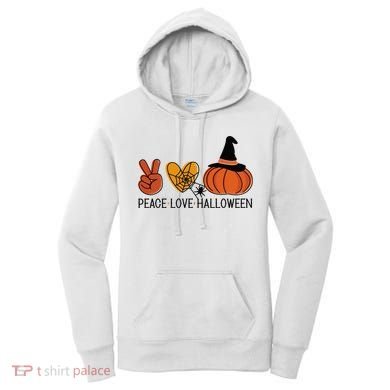 Peace Love Halloween Women's Hoodie