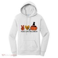 Peace Love Halloween Women's Hoodie thumb 0
