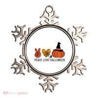 Peace Love Halloween Ornament thumb 0