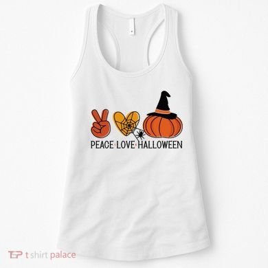 Peace Love Halloween Women's Tank Top