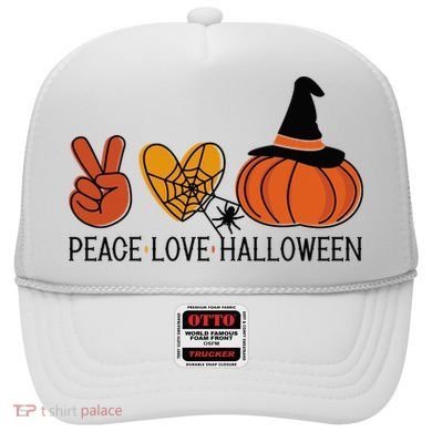 Peace Love Halloween Hat