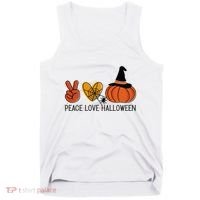 Peace Love Halloween Tank Top thumb 0