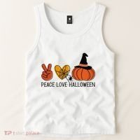 Peace Love Halloween Tank Top thumb 2