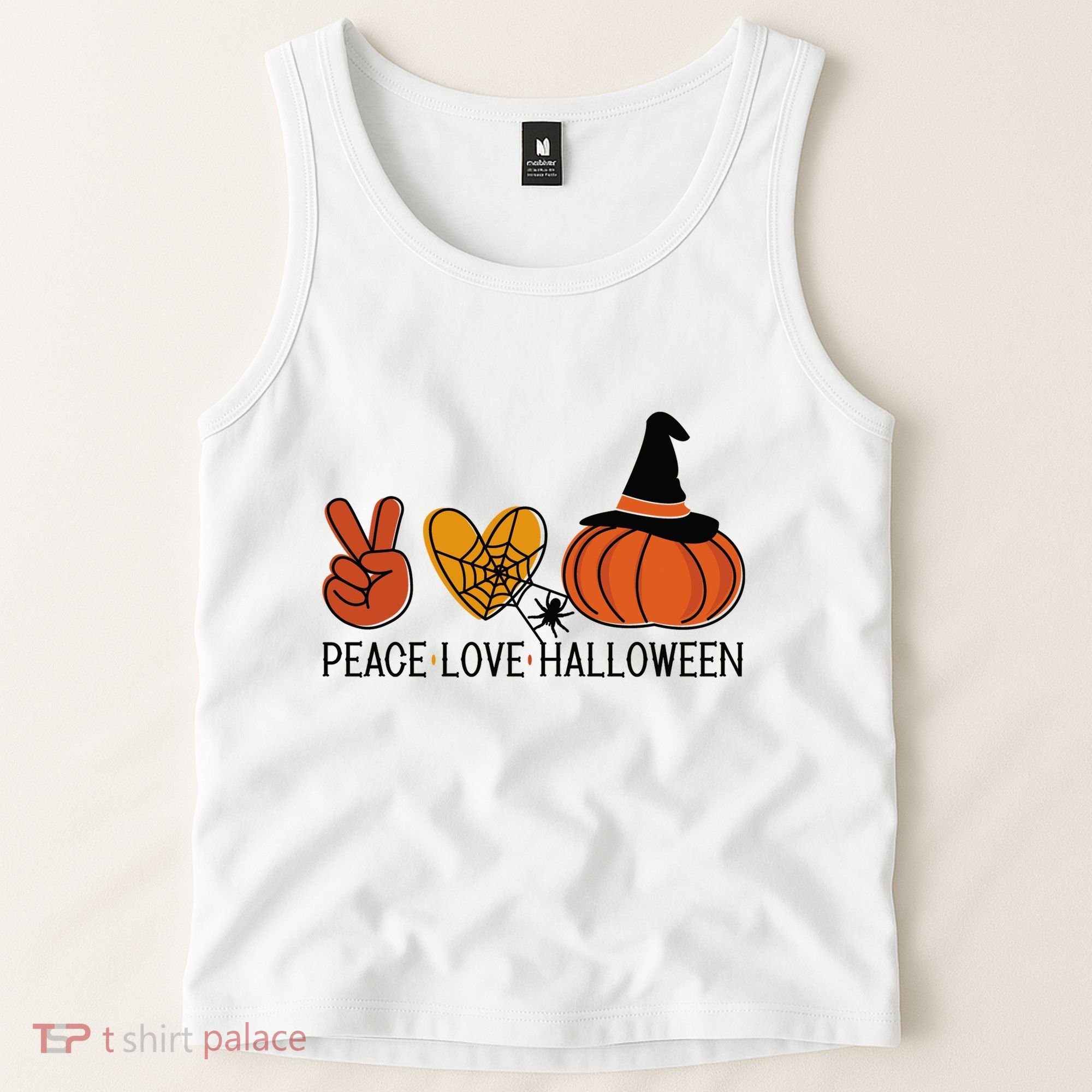 Peace Love Halloween Tank Top
