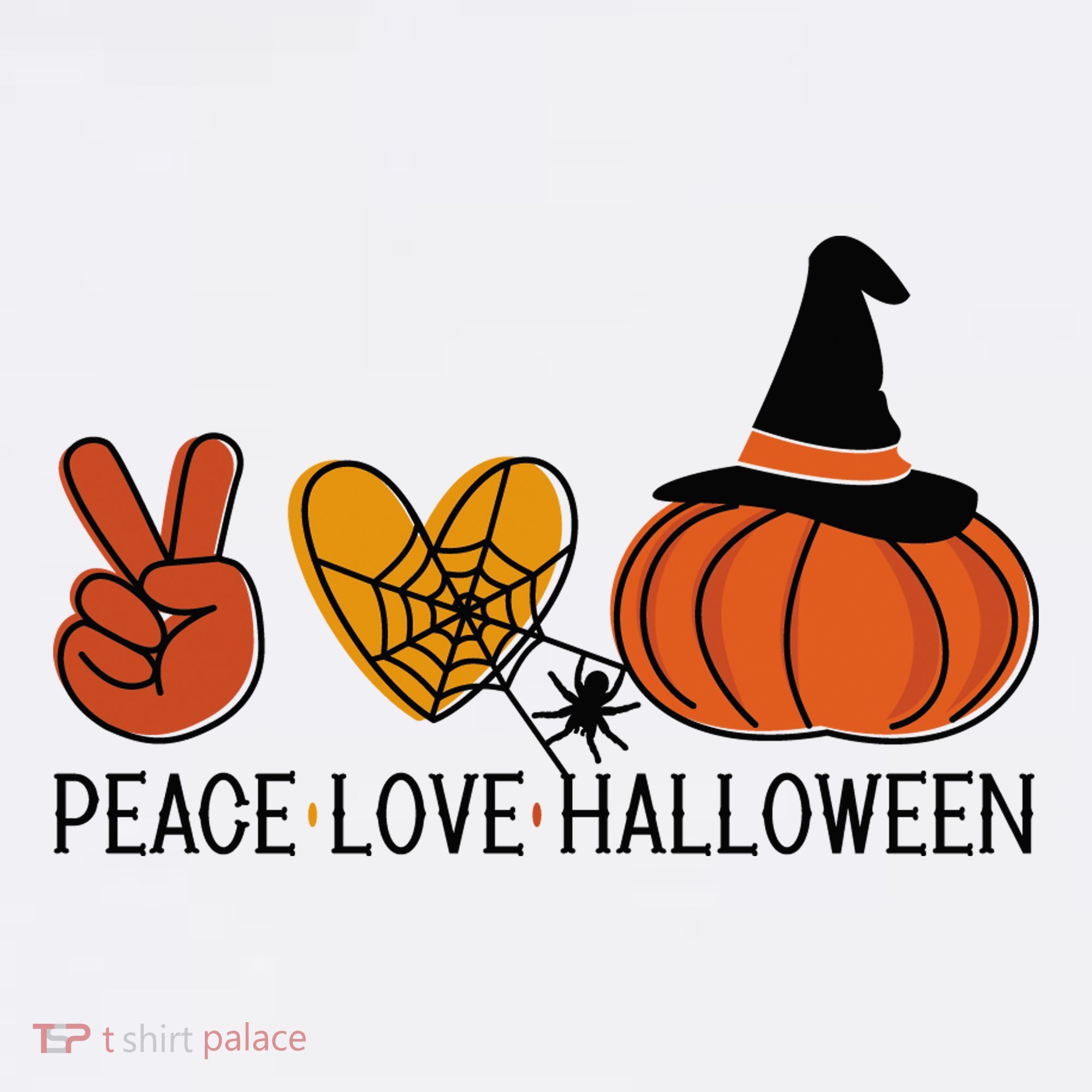 Peace Love Halloween Women's Long Sleeve Shirt