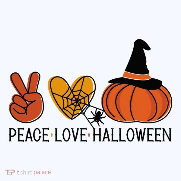 Peace Love Halloween Women's Long Sleeve Shirt