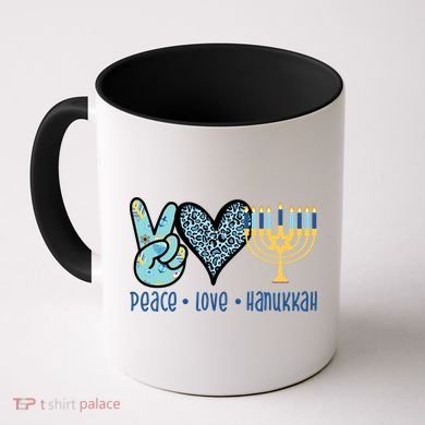 Peace Love Hanukkah Cute Gift Coffee Mug