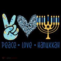 Peace Love Hanukkah Cute Gift Coffee Mug thumb 5