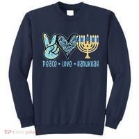 Peace Love Hanukkah Cute Gift Sweatshirt thumb 0