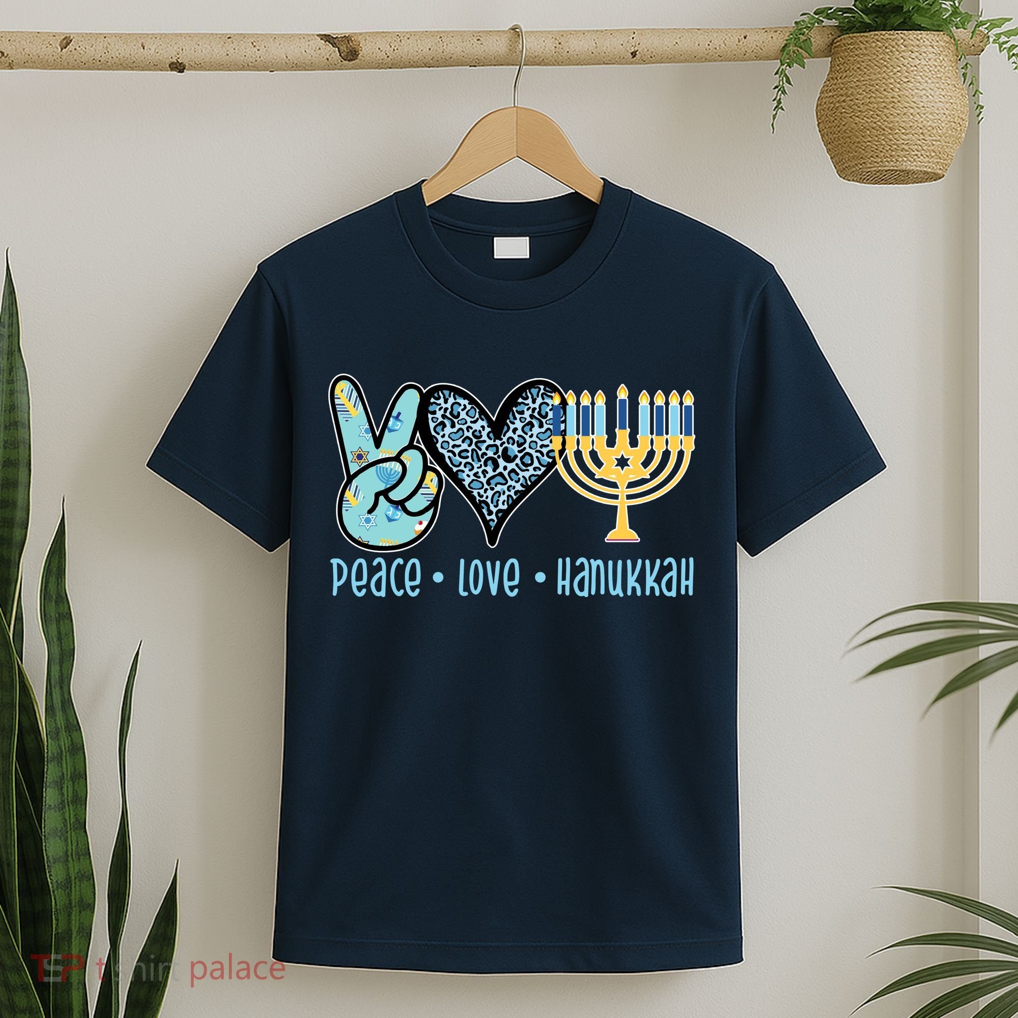 Peace Love Hanukkah Cute Gift T-Shirt