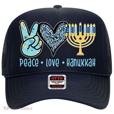Peace Love Hanukkah Cute Gift Hat