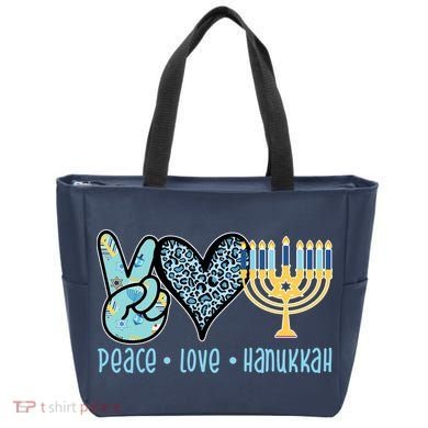 Peace Love Hanukkah Cute Gift Tote Bag