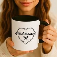 Phlebotomist Life Heart Caring Dedicated Loyal Phlebotomy Gift Coffee Mug thumb 3