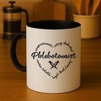 Phlebotomist Life Heart Caring Dedicated Loyal Phlebotomy Gift Coffee Mug thumb 4