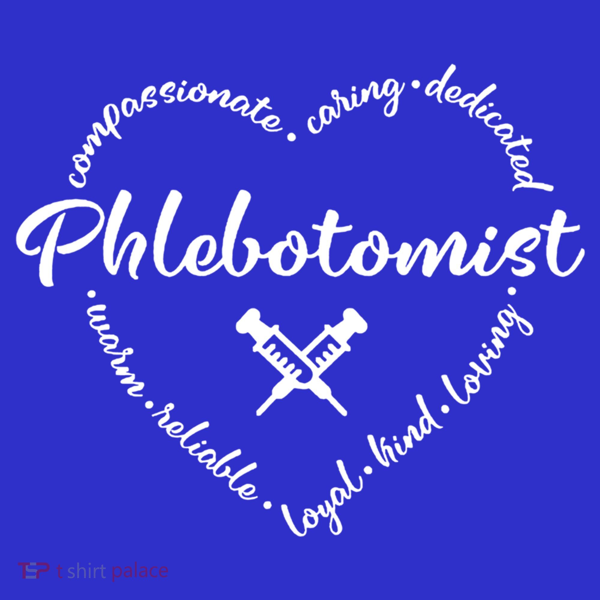 Phlebotomist Life Heart Caring Dedicated Loyal Phlebotomy Gift Women's Long Sleeve Shirt