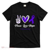 Peace Love Hope Colitis Awareness T-Shirt thumb 0