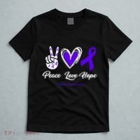 Peace Love Hope Colitis Awareness T-Shirt thumb 5