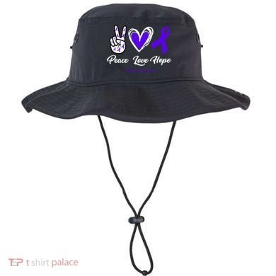 Peace Love Hope Colitis Awareness Bucket Hat
