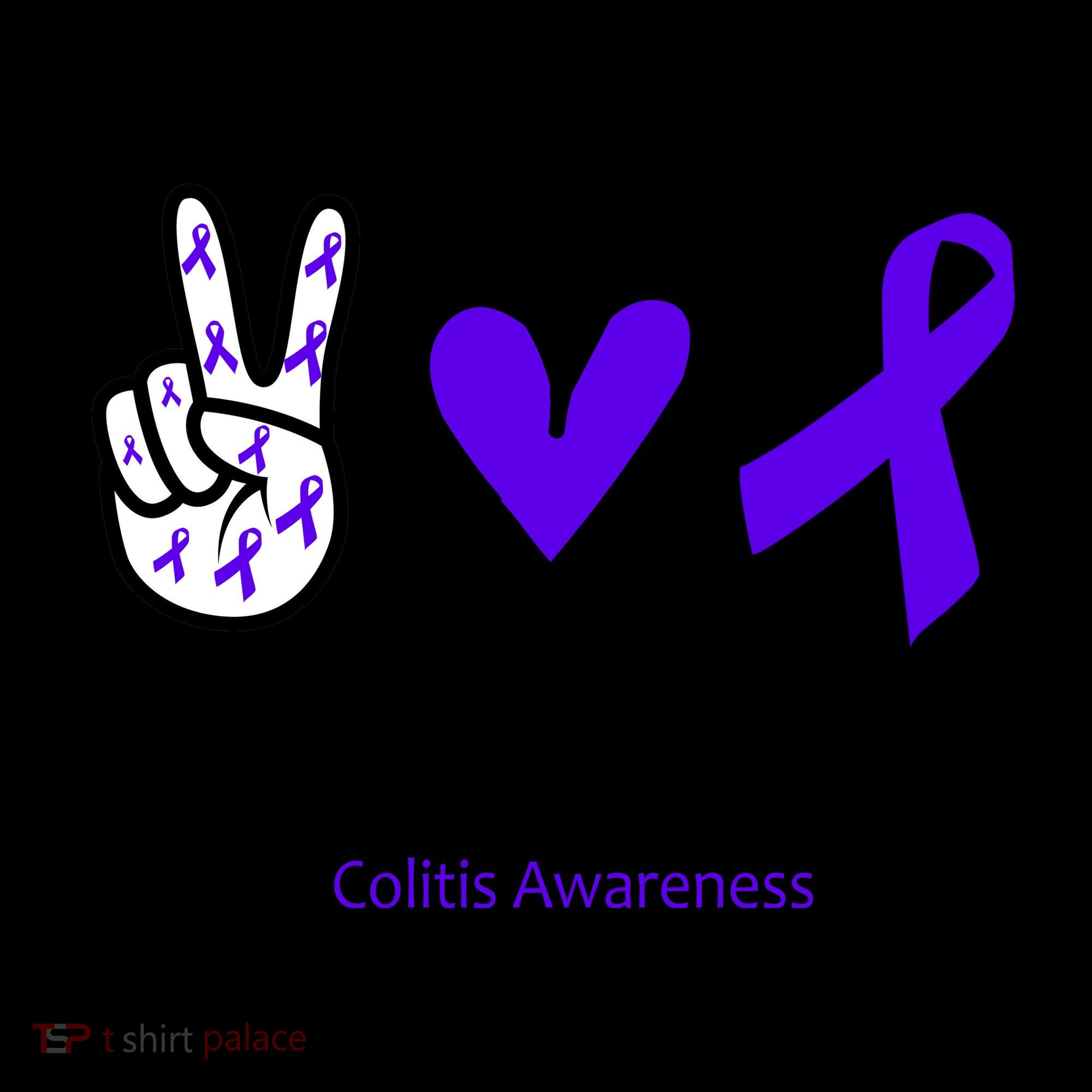 Peace Love Hope Colitis Awareness Coffee Mug