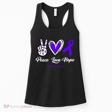Peace Love Hope Colitis Awareness Women's Tank Top