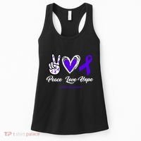 Peace Love Hope Colitis Awareness Women's Tank Top thumb 0