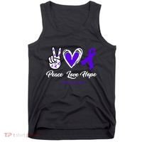 Peace Love Hope Colitis Awareness Tank Top thumb 0