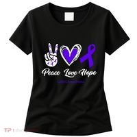 Peace Love Hope Colitis Awareness Women's T-Shirt thumb 0