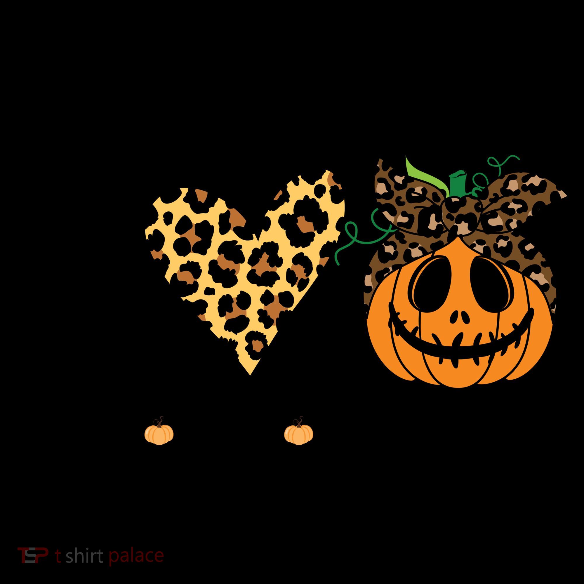 Peace Love Halloween Festive Leopard Coffee Mug