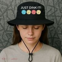 Pickleball Lover Hilarious Just Dink It! Pickleball Gift Bucket Hat thumb 3