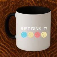 Pickleball Lover Hilarious Just Dink It! Pickleball Gift Coffee Mug thumb 2
