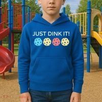 Pickleball Lover Hilarious Just Dink It! Pickleball Gift Kids Hoodie thumb 2