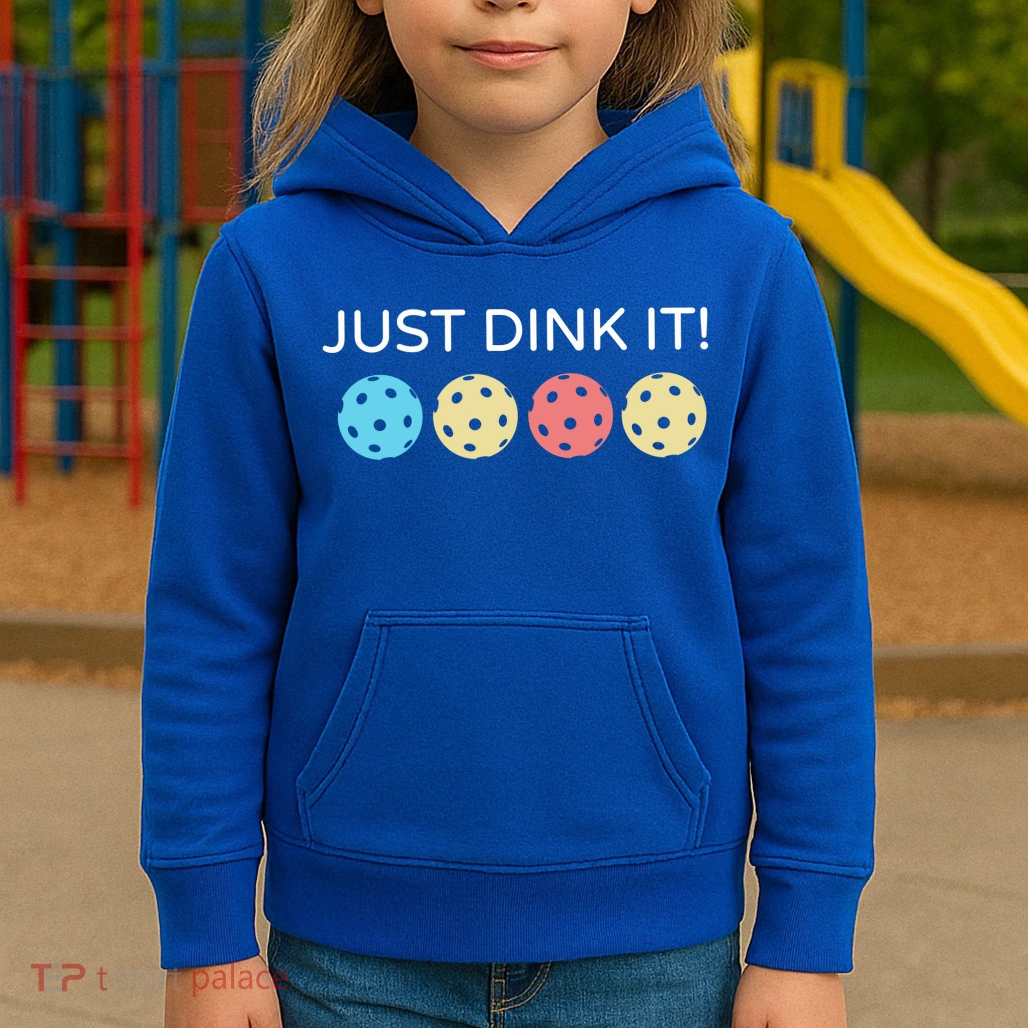 Pickleball Lover Hilarious Just Dink It! Pickleball Gift Kids Hoodie