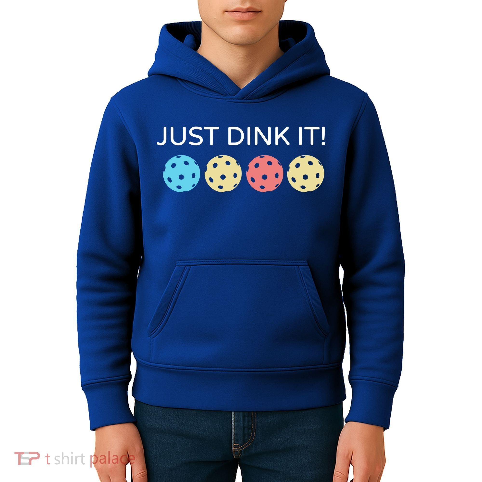 Pickleball Lover Hilarious Just Dink It! Pickleball Gift Kids Hoodie