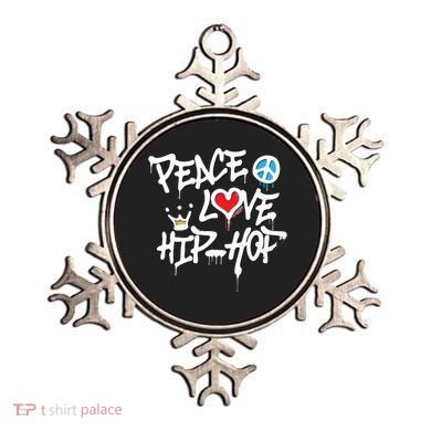 Peace Love Hip Hop Dancing Ornament