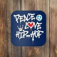 Peace Love Hip Hop Dancing Coaster thumb 0