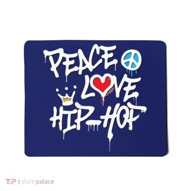 Peace Love Hip Hop Dancing Mousepad