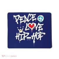 Peace Love Hip Hop Dancing Mousepad thumb 0