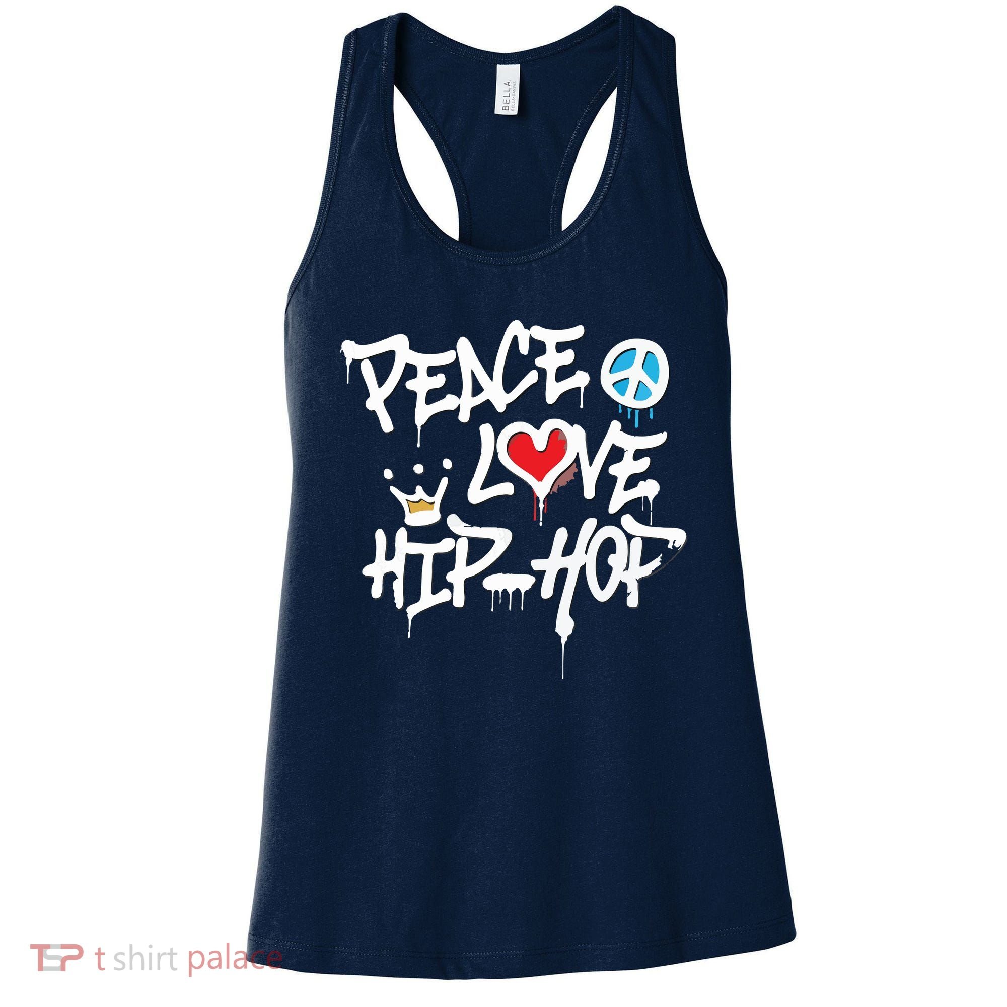 Peace Love Hip Hop Dancing Women's Tank Top