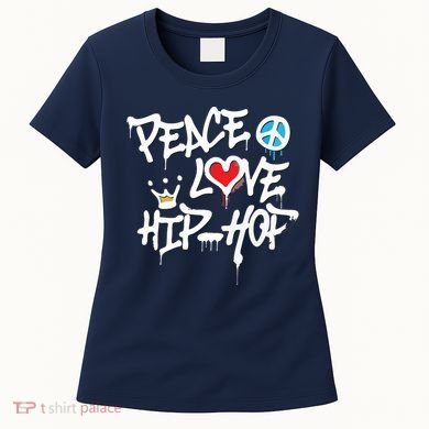 Peace Love Hip Hop Dancing Women's T-Shirt