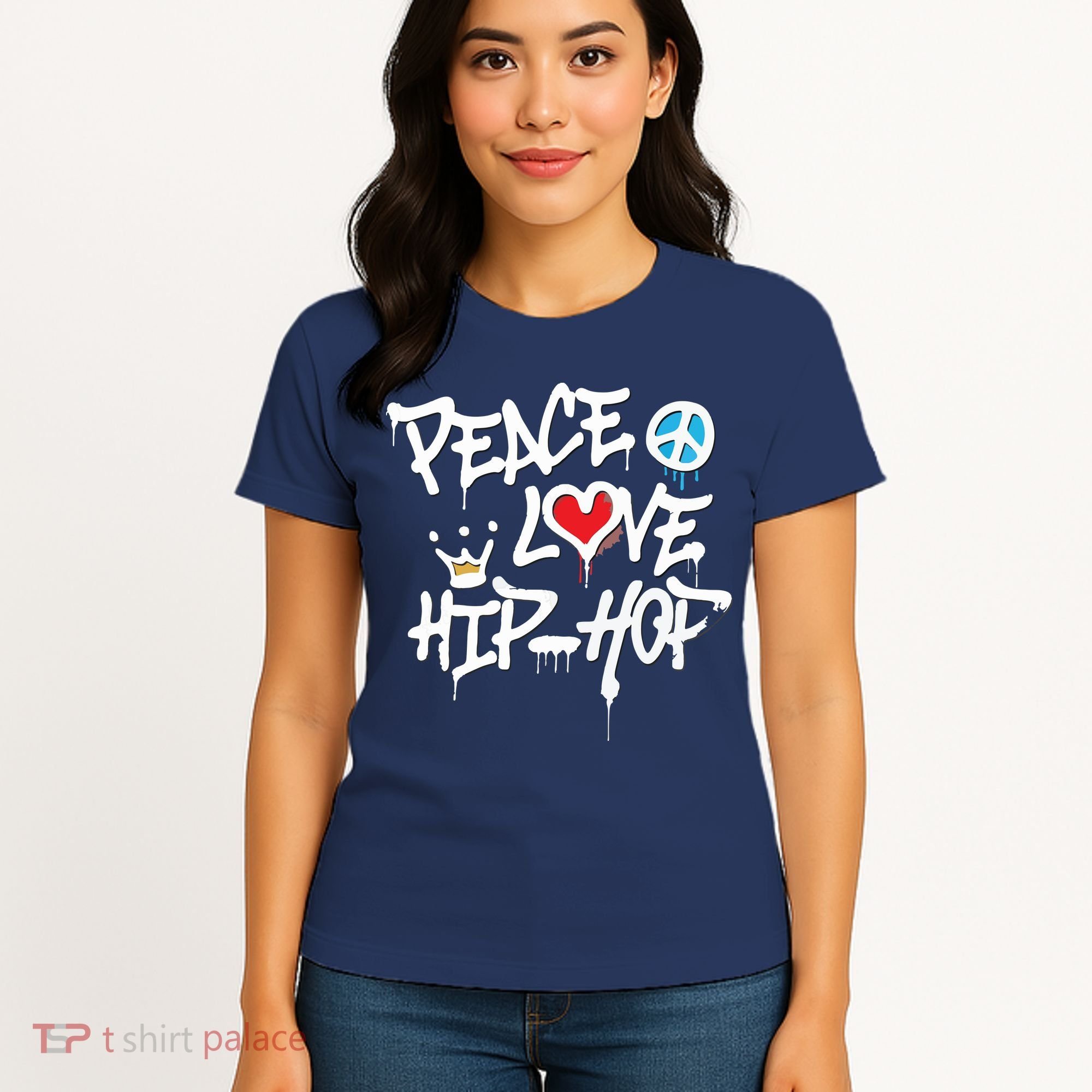 Peace Love Hip Hop Dancing Women's T-Shirt