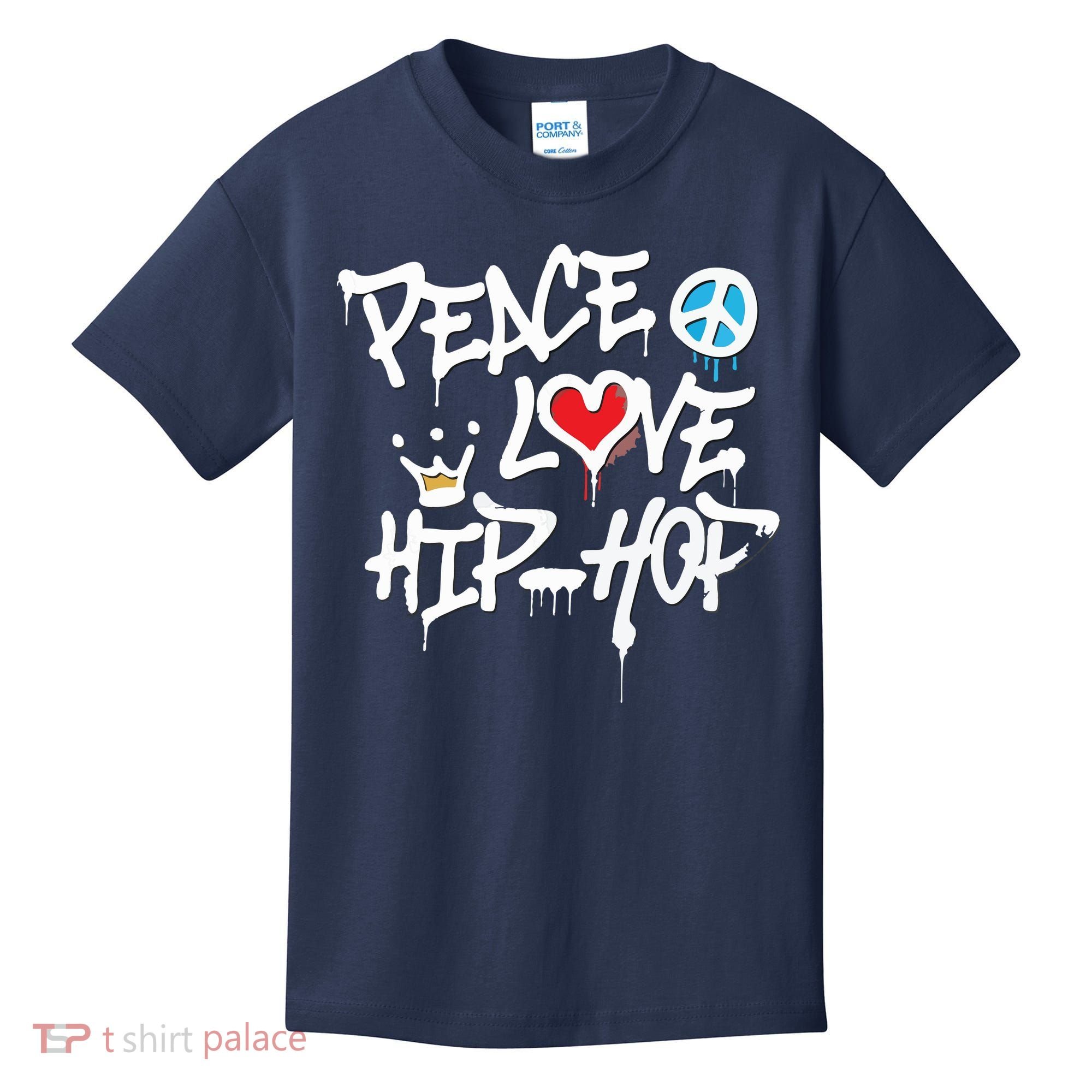 Peace Love Hip Hop Dancing Kids T-Shirt