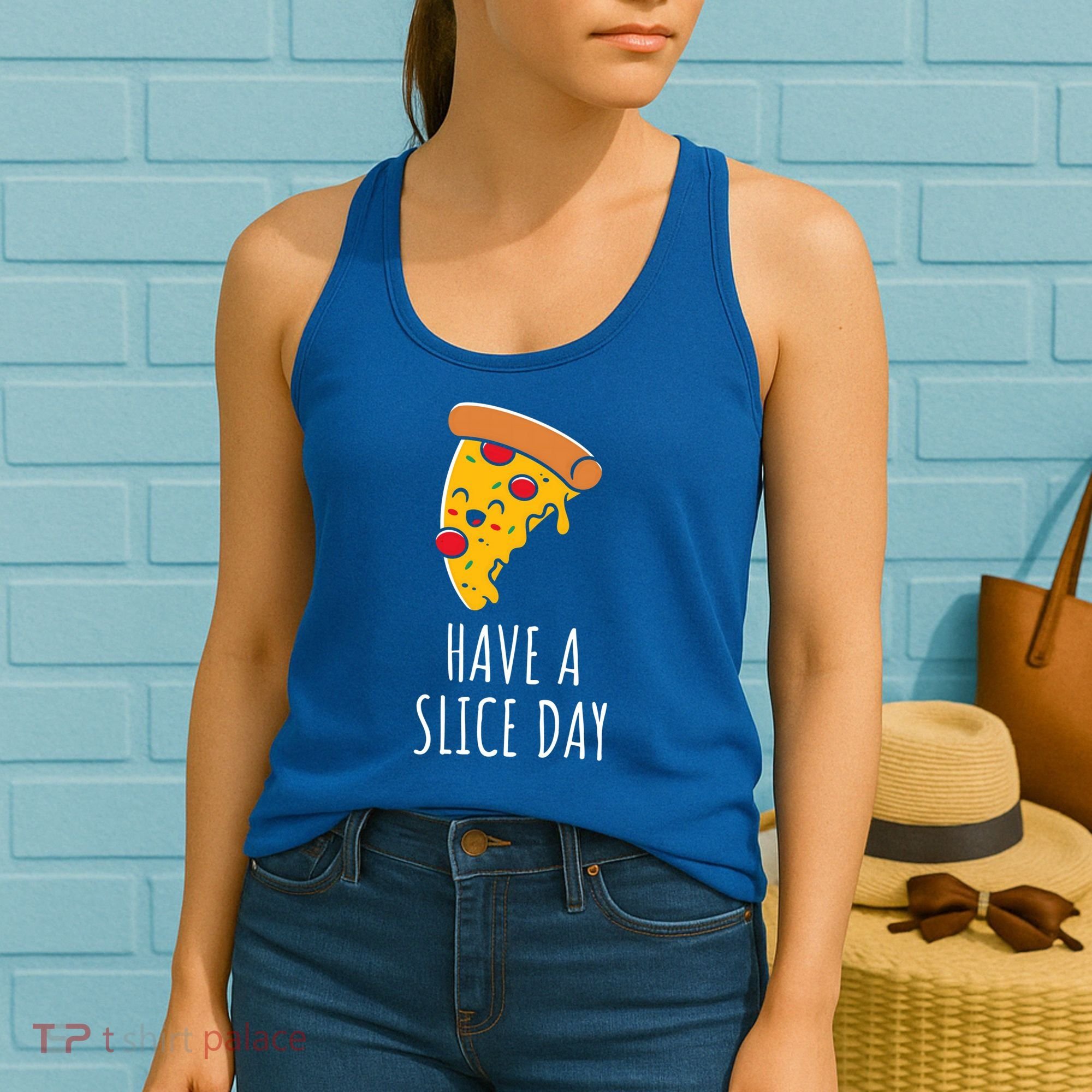 Pizza Lovers Have A Slice Day Pizza Party Pizza Chefs Gift Women's Tank Top