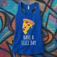 Pizza Lovers Have A Slice Day Pizza Party Pizza Chefs Gift Women's Tank Top thumb 3